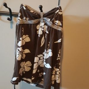 Hollister strapless top